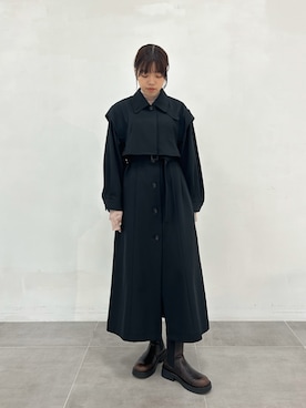 「PUBLIC TOKYO（パブリックトウキョウ）のアイテム（ジャケット/アウター）」を使った、PUBLIC TOKYO STAFFさん（レディース・166cm）の秋コーディネート