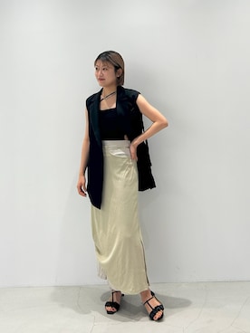 PUBLIC TOKYO STAFFさん（レディース・155cm）の夏コーディネート