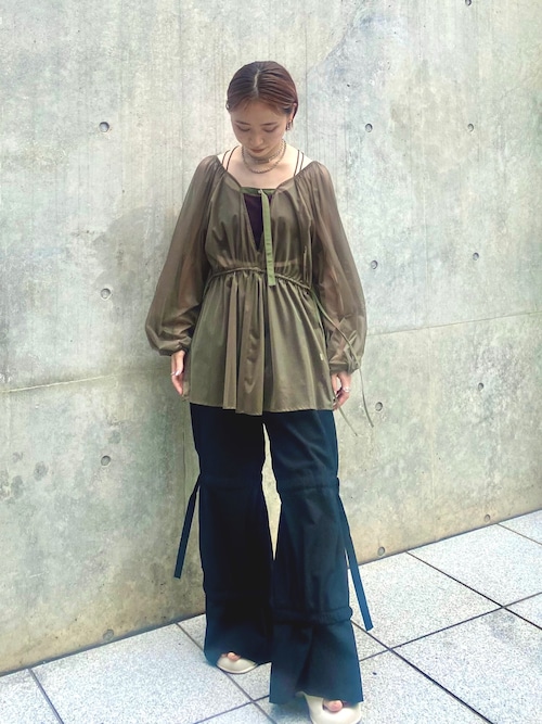 PUBLIC TOKYO（パブリックトウキョウ） パンツ スロープシャーリング