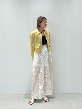 PUBLIC TOKYO STAFFさん（レディース・156cm）の夏コーディネート