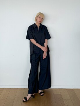 「PUBLIC TOKYO（パブリックトウキョウ）のアイテム（シャツ/ブラウス）」を使った、PUBLIC TOKYO STAFFさん（レディース・165cm）の春コーディネート