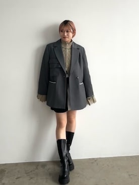 PUBLIC TOKYO STAFFさん(レディース・155cm)の冬コーディネート