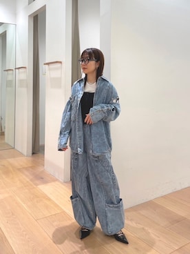 PUBLIC TOKYO STAFFさん（レディース・155cm）の夏コーディネート
