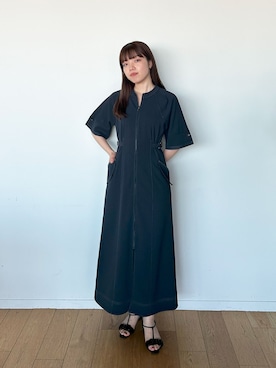 「PUBLIC TOKYO（パブリックトウキョウ）のアイテム（シャツ/ブラウス）」を使った、PUBLIC TOKYO STAFFさん（レディース・166cm）の春コーディネート