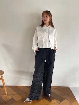 「アシメ」｜PUBLIC TOKYO STAFFさん（レディース・155cm）の春コーディネート
