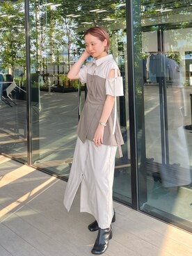 PUBLIC TOKYO STAFFさん（レディース・152cm）の夏コーディネート