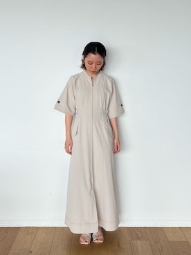 「PUBLIC TOKYO（パブリックトウキョウ）のアイテム（シャツ/ブラウス）」を使った、PUBLIC TOKYO STAFFさん（レディース・153cm）の春コーディネート