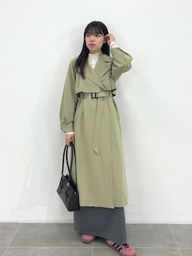 「PUBLIC TOKYO（パブリックトウキョウ）のアイテム（ジャケット/アウター）」を使った、PUBLIC TOKYO STAFFさん（レディース・166cm）の冬コーディネート