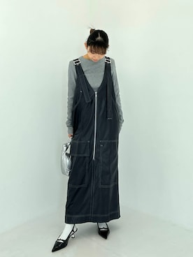 PUBLIC TOKYO STAFFさん（レディース・156cm）の冬コーディネート