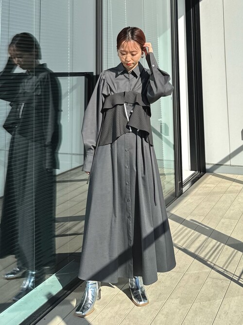 PUBLIC TOKYO（パブリックトウキョウ） ブーツ アシメスクエアショート