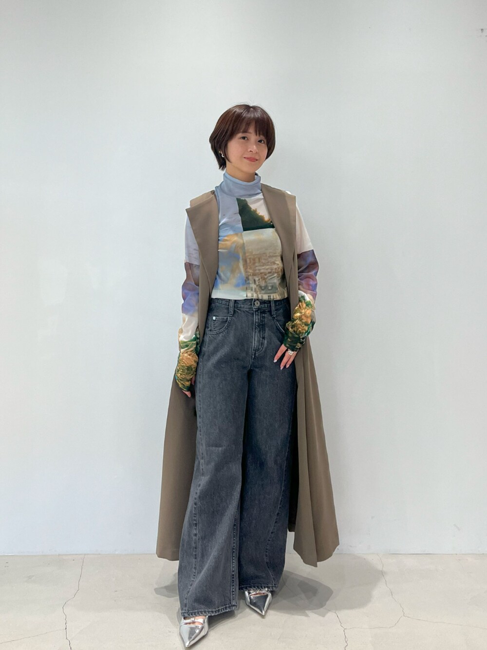 今期新作パブリックトウキョウ マシンウォッシュ・2WAYワイドラペル