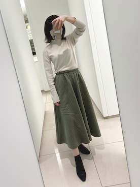 「Java（ジャバ）のアイテム」を使った、cocoume1994さん（レディース・152cm）の春コーディネート