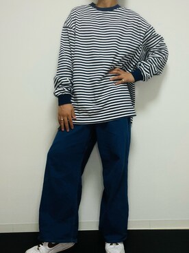 「ONCILY（オンシェリー）のアイテム（Tシャツ/カットソー）」を使った、ota0930さん（メンズ・170cm）の春コーディネート