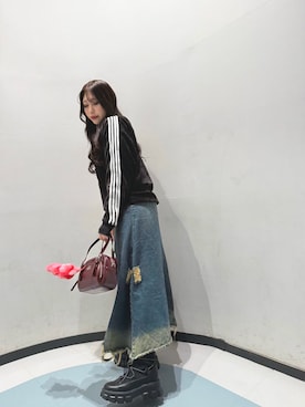 「ORiental TRaffic（オリエンタルトラフィック）のアイテム（ブーツ）」を使った、名古屋PARCOさん（レディース・160cm）の秋コーディネート