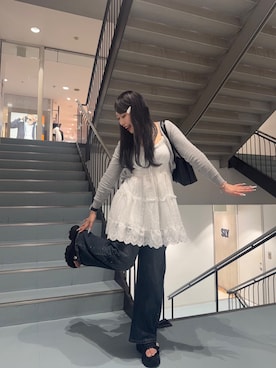 「ORiental TRaffic（オリエンタルトラフィック）のアイテム」を使った、名古屋PARCOさん（レディース・162cm）の春コーディネート