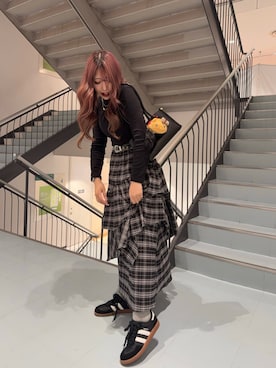 「ORiental TRaffic（オリエンタルトラフィック）のアイテム」を使った、名古屋PARCOさん（レディース・160cm）の春コーディネート