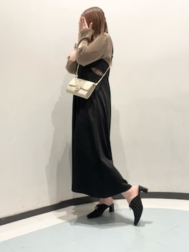 「ORiental TRaffic（オリエンタルトラフィック）のアイテム（パンプス）」を使った、名古屋PARCOさん（レディース・163cm）の春コーディネート