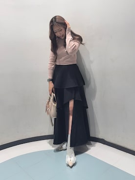 「dazzlin（ダズリン）のアイテム」を使った、名古屋PARCOさん（レディース・160cm）の春コーディネート