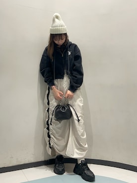 「厚底スニーカー」｜名古屋PARCOさん（レディース・171cm）の秋コーディネート