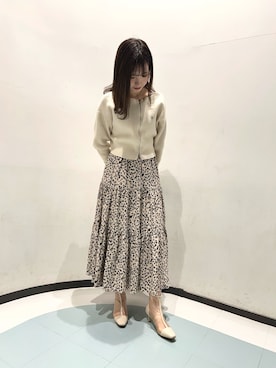「ORiental TRaffic（オリエンタルトラフィック）のアイテム（ブーツ）」を使った、名古屋PARCOさん（レディース・155cm）の冬コーディネート
