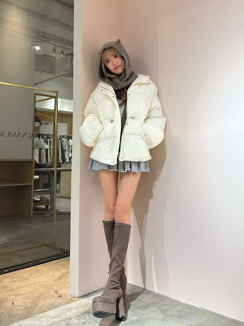 パフショートバックリボンブルゾン（ブルゾン）｜CALNAMUR