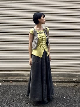 「Ray BEAMS（レイビームス）のアイテム」を使った、shinさん（レディース・165cm）の夏コーディネート
