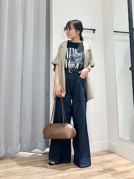 「Gready Brilliant（グレディブリリアン）のアイテム（サンダル）」を使った、MIYAZAKIさん（レディース・158cm）の夏コーディネート