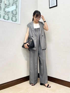 「アイテム（その他アウター）」を使った、MIYAZAKIさん（レディース・158cm）の夏コーディネート
