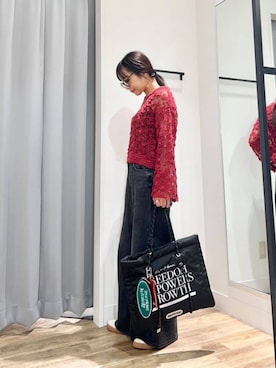 「アイテム（リング）」を使った、MIYAZAKIさん（レディース・158cm）の秋コーディネート