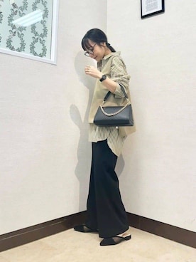 「アイテム（リング）」を使った、MIYAZAKIさん（レディース・158cm）の秋コーディネート