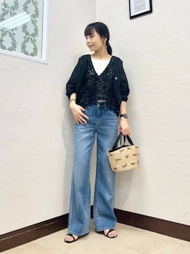 「Gready Brilliant（グレディブリリアン）のアイテム」を使った、MIYAZAKIさん（レディース・158cm）の春コーディネート