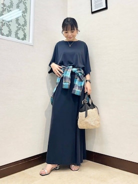 「Gready Brilliant（グレディブリリアン）のアイテム」を使った、MIYAZAKIさん（レディース・158cm）の春コーディネート