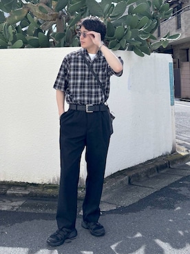 yasu(GLOBALWORK)さん(メンズ・175cm)の夏コーディネート