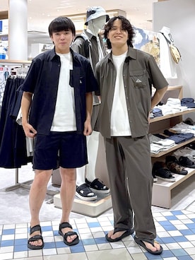 「GLOBAL WORK（グローバルワーク）のアイテム」を使った、yasu（GLOBALWORK）さん（メンズ・175cm）の夏コーディネート