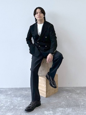 「アイテム（その他シューズ）」を使った、yasu（GLOBALWORK）さん（メンズ・175cm・20代）の秋コーディネート