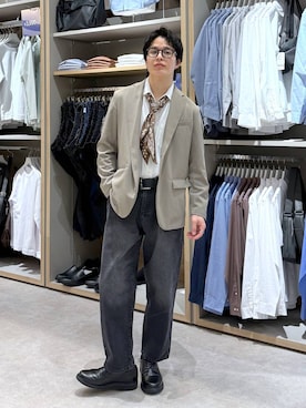 yasu（GLOBALWORK）さん（メンズ・175cm）の冬コーディネート