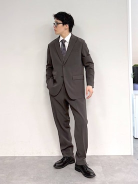 yasu（GLOBALWORK）さん（メンズ・175cm）の春コーディネート