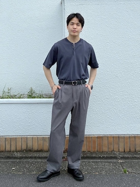 「GLOBAL WORK（グローバルワーク）のアイテム」を使った、yasu（GLOBALWORK）さん（メンズ・175cm）の夏コーディネート