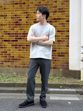 「GLOBAL WORK（グローバルワーク）のアイテム」を使った、yasu（GLOBALWORK）さん（メンズ・175cm）の夏コーディネート