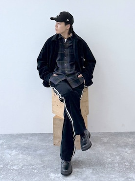 「アイテム（その他シューズ）」を使った、yasu（GLOBALWORK）さん（メンズ・175cm・20代）の秋コーディネート