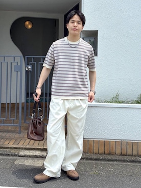 「GLOBAL WORK（グローバルワーク）のアイテム」を使った、yasu（GLOBALWORK）さん（メンズ・175cm）の夏コーディネート