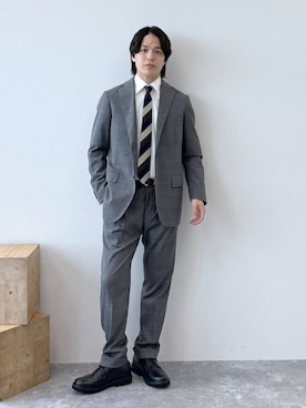 「アイテム（フォーマルスーツ/小物）」を使った、yasu（GLOBALWORK）さん（メンズ・175cm・20代）の秋コーディネート