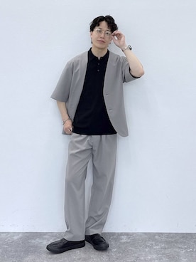 yasu(GLOBALWORK)さん(メンズ・175cm)の春コーディネート