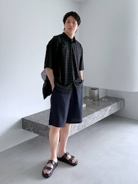 yasu(GLOBALWORK)さん(メンズ・175cm)の夏コーディネート