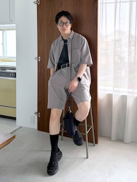 yasu(GLOBALWORK)さん(メンズ・175cm)の夏コーディネート