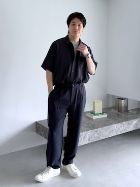 yasu(GLOBALWORK)さん(メンズ・175cm)の夏コーディネート