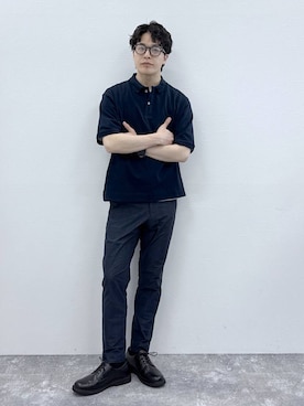 「GLOBAL WORK（グローバルワーク）のアイテム（シューズ）」を使った、yasu（GLOBALWORK）さん（メンズ・175cm）の春コーディネート