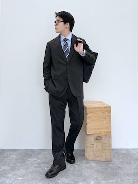 yasu（GLOBALWORK）さん（メンズ・175cm）の冬コーディネート