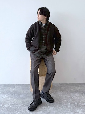 「アイテム（その他シューズ）」を使った、yasu（GLOBALWORK）さん（メンズ・175cm・20代）の秋コーディネート