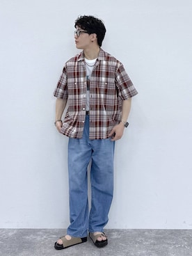 yasu(GLOBALWORK)さん(メンズ・175cm)の春コーディネート